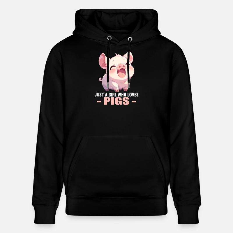 Cochon Cochon - Sweat à capuche bio CRUISER Stanley/Stella Unisexe - noir