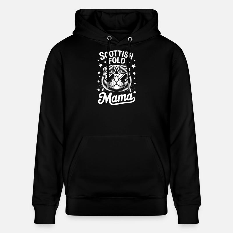 Cadeau Fold écossais Chats pliants écossais - Sweat à capuche bio CRUISER Stanley/Stella Unisexe - noir