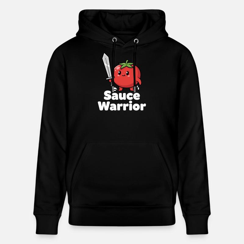 Guerrier tomate à l'épée - Sweat à capuche bio CRUISER Stanley/Stella Unisexe - noir