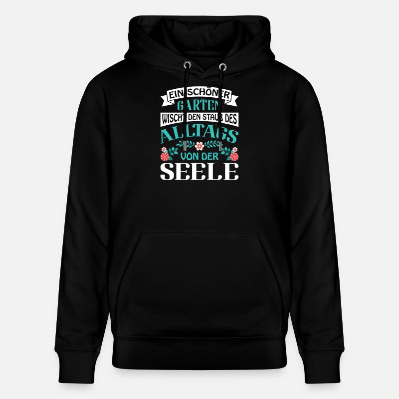 Gartenbau Gärtner Garten Gartenarbeit Sprüche - Stanley/Stella Unisex Bio-Hoodie CRUISER - Schwarz