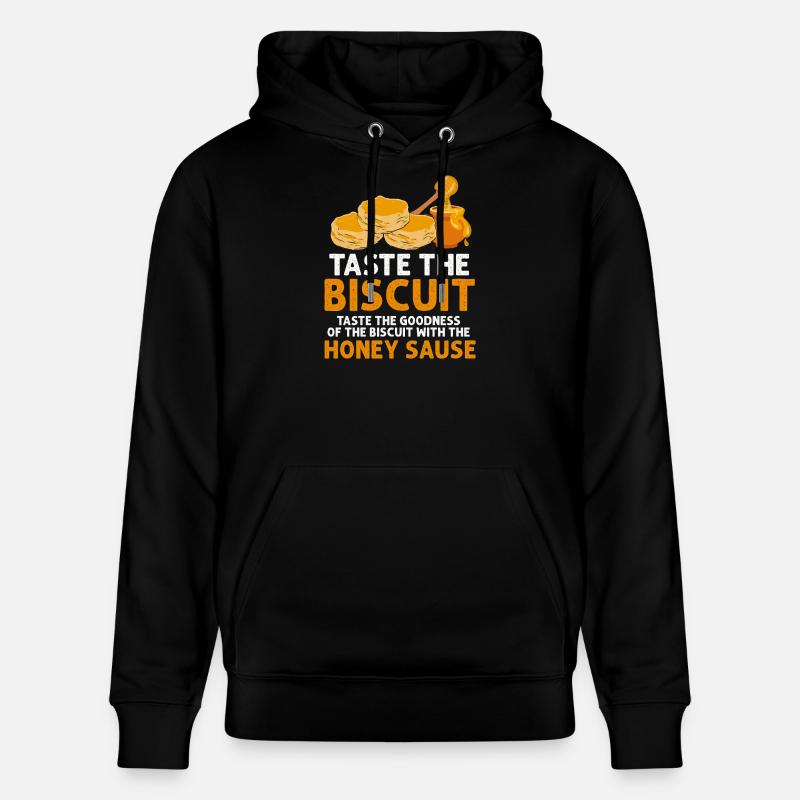 Biscuit Honey Sizzle Tee - Stanley/Stella Unisex Bio-Hoodie CRUISER  - Schwarz