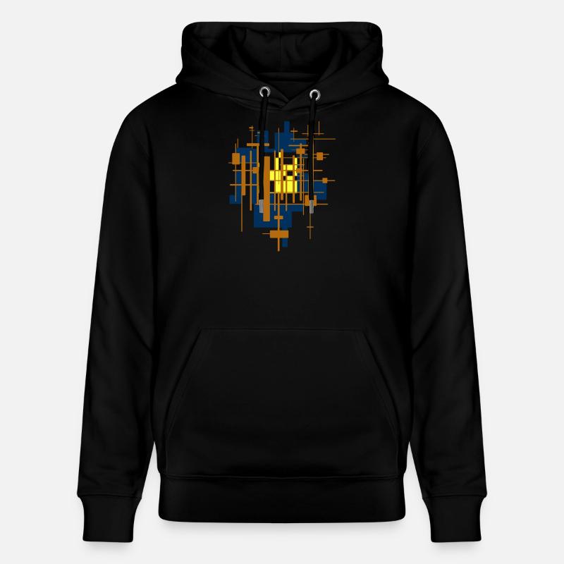 Abstrait - Sweat à capuche bio CRUISER Stanley/Stella Unisexe - noir