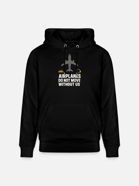 Nachtschichtrampe Des Bodenpersonals Am - Stanley/Stella Unisex Bio-Hoodie CRUISER - Schwarz