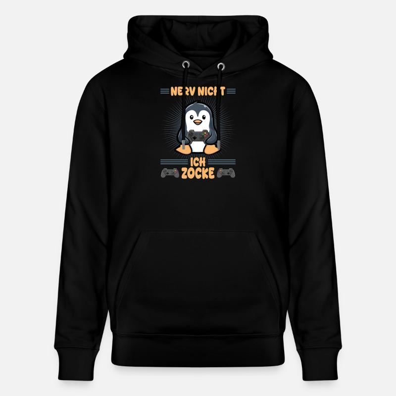 pas agaçant, je parie gamen - Sweat à capuche bio CRUISER Stanley/Stella Unisexe - noir