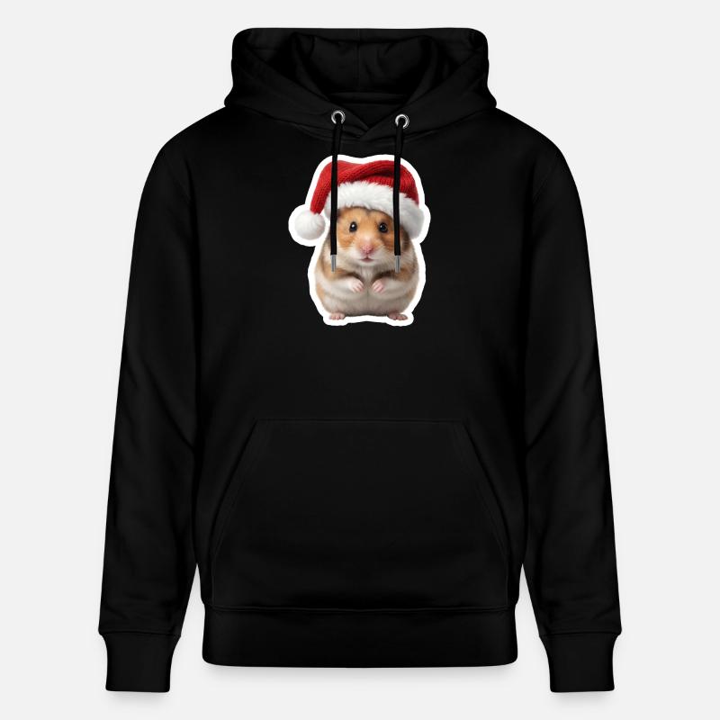 Doux Hamster - Doux Noël - Sweat à capuche bio CRUISER Stanley/Stella Unisexe - noir