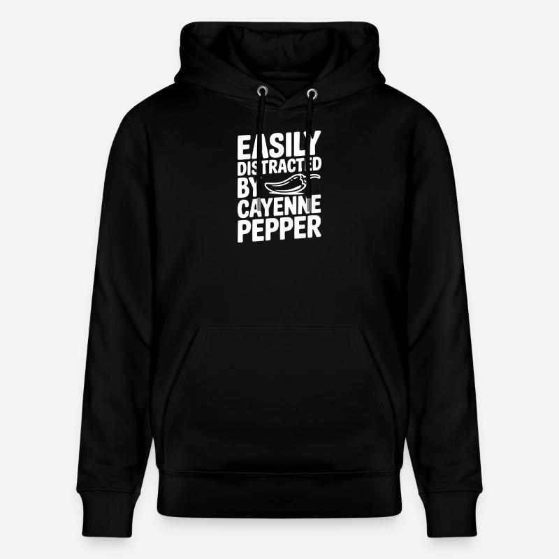 Facilement distraite par Pepper - Sweat à capuche bio CRUISER Stanley/Stella Unisexe - noir