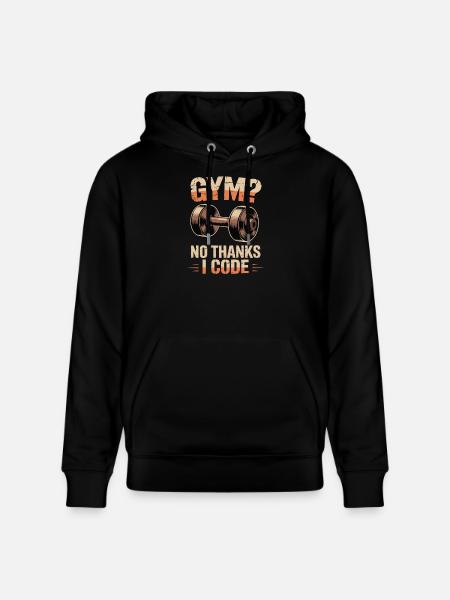 Witzige Grafik zum Thema Programmierung - Stanley/Stella Unisex Bio-Hoodie CRUISER - Schwarz