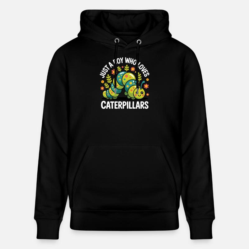 Cadeau du garçon chenille - Sweat à capuche bio CRUISER Stanley/Stella Unisexe - noir