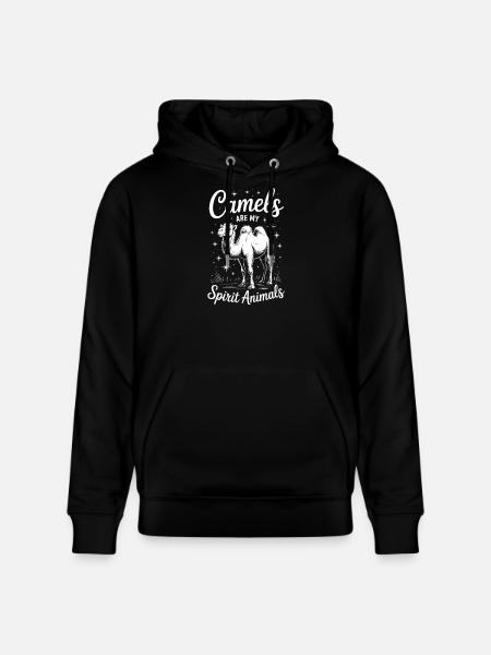 Camel Saying, Funny Camel Gift - Stanley/Stella CRUISER Unisex Organic Hoodie - black