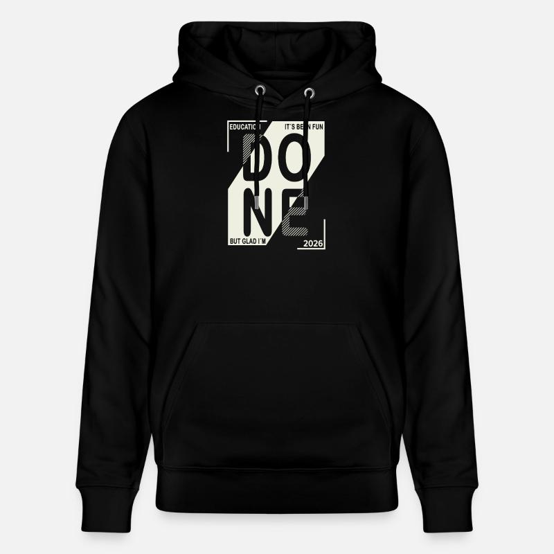 Done 2026 – Training completed design - Stanley/Stella CRUISER Unisex Organic Hoodie - black