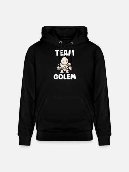 Team golem - Stanley/Stella CRUISER Unisex Organic Hoodie - black