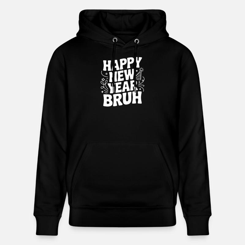 Bonne année mec - Sweat à capuche bio CRUISER Stanley/Stella Unisexe - noir