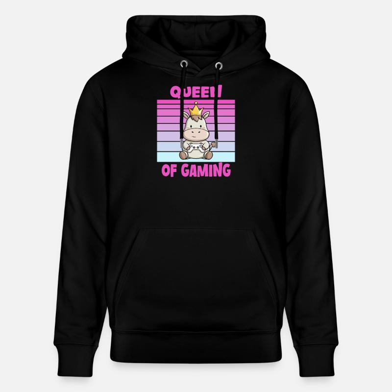 game queen controller - Stanley/Stella Unisex Bio-Hoodie CRUISER  - Schwarz