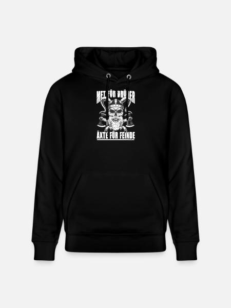 Viking Outfit Valhalla Norse Mythology - Stanley/Stella CRUISER Unisex Organic Hoodie - black