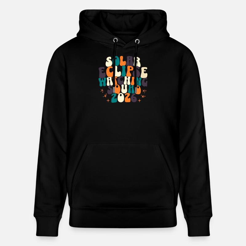 Solar Eclipse Watching Squad 2026 - Stanley/Stella CRUISER Unisex Organic Hoodie - black