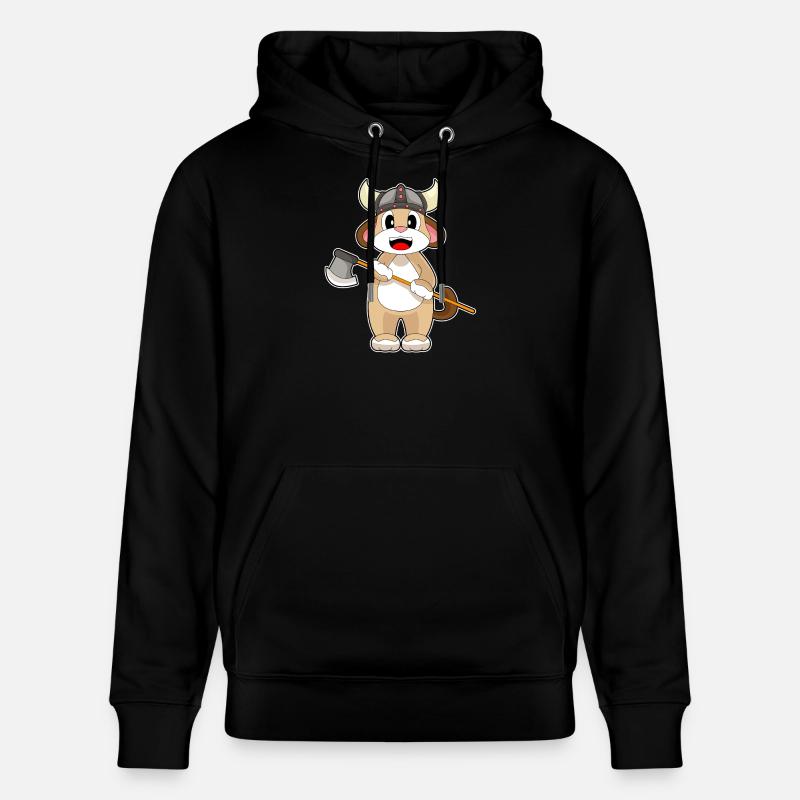 Hund Vikinger Axt - Stanley/Stella Unisex Bio-Hoodie CRUISER  - Schwarz