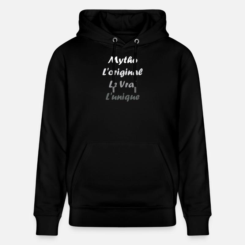 Mytho Origine Vrai Unique - Sweat à capuche bio CRUISER Stanley/Stella Unisexe - noir