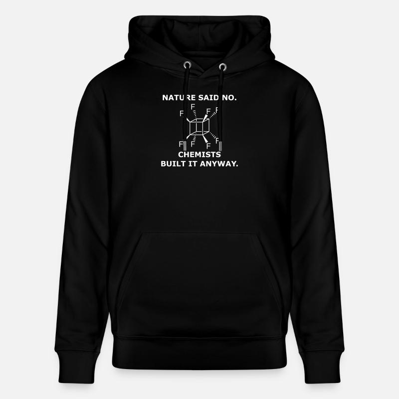 Perfluoro-Cuban Molecule – Chemie Science - Stanley/Stella CRUISER Unisex Organic Hoodie - black