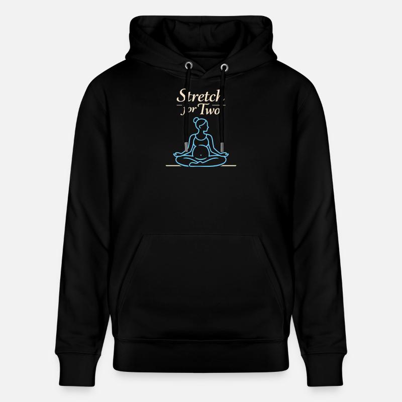 Mère enceinte de yoga prénatal - Sweat à capuche bio CRUISER Stanley/Stella Unisexe - noir