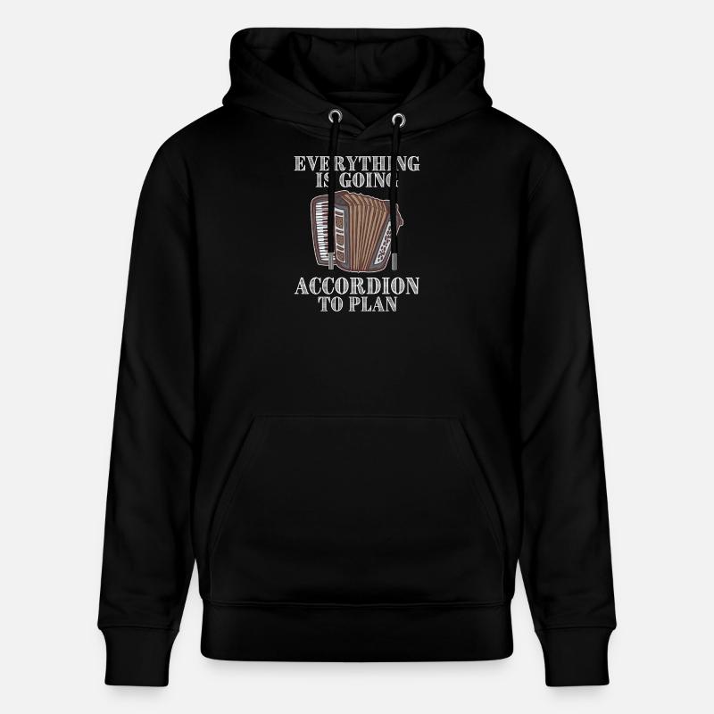 Alles läuft nach Plan - Stanley/Stella Unisex Bio-Hoodie CRUISER  - Schwarz