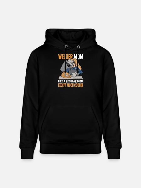 Schweißer Spruch Geschenke Für Metallbauer - Stanley/Stella Unisex Bio-Hoodie CRUISER - Schwarz