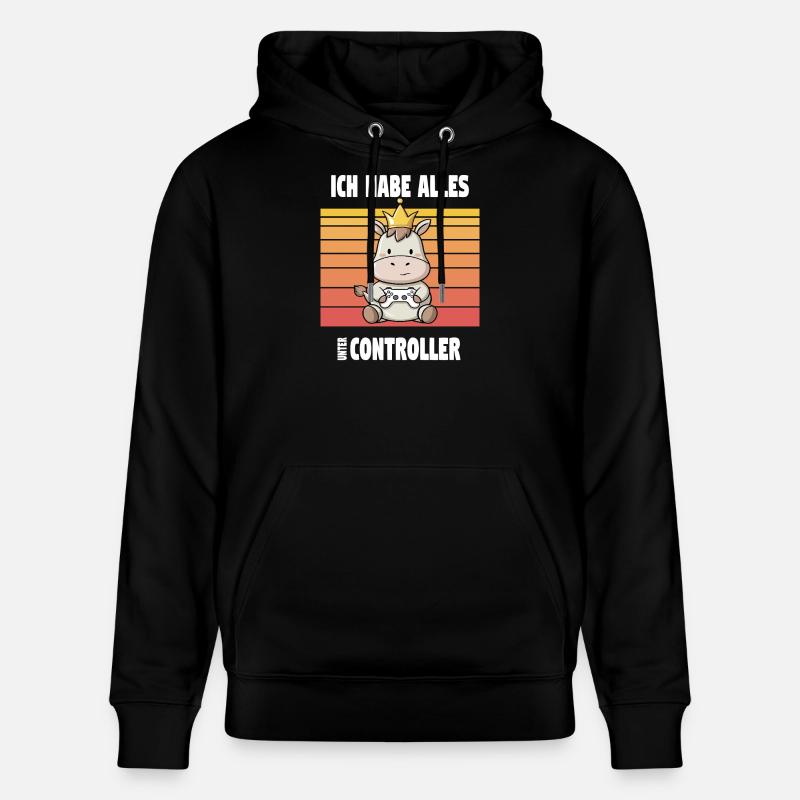 Conception d’animaux de jeu - Sweat à capuche bio CRUISER Stanley/Stella Unisexe - noir