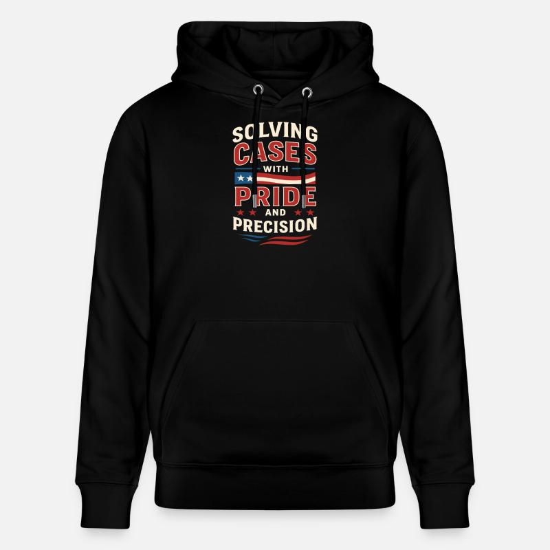Forensic Nurse Practitioner Pride & Precision - Stanley/Stella CRUISER Unisex Organic Hoodie - black