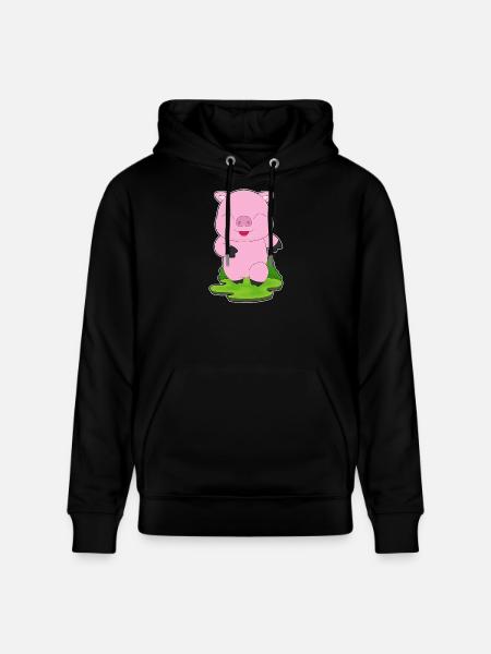 Cochon Jogger Jogging Sport - Sweat à capuche bio CRUISER Stanley/Stella Unisexe - noir