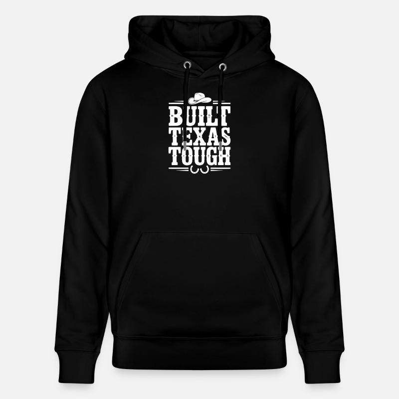 Construit Texas Tough - Sweat à capuche bio CRUISER Stanley/Stella Unisexe - noir