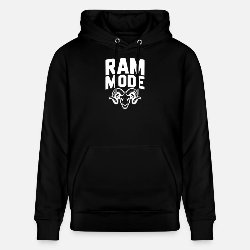Ram Mode - Sweat à capuche bio CRUISER Stanley/Stella Unisexe - noir
