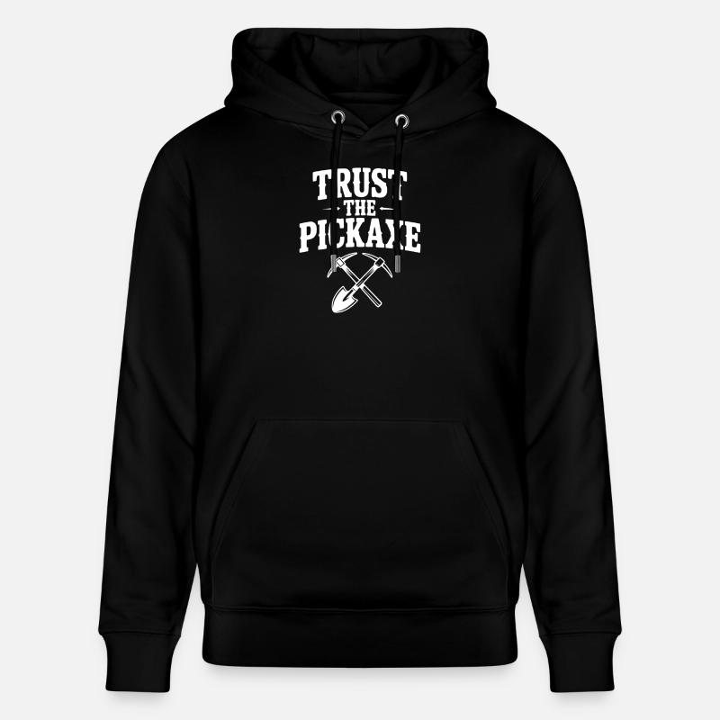 Faites confiance à la pioche - Sweat à capuche bio CRUISER Stanley/Stella Unisexe - noir