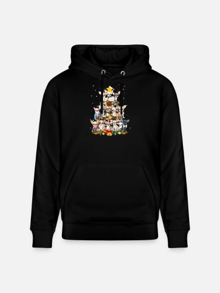 Chihuahua Chihuahueño Christmas - Stanley/Stella CRUISER Unisex Organic Hoodie - black