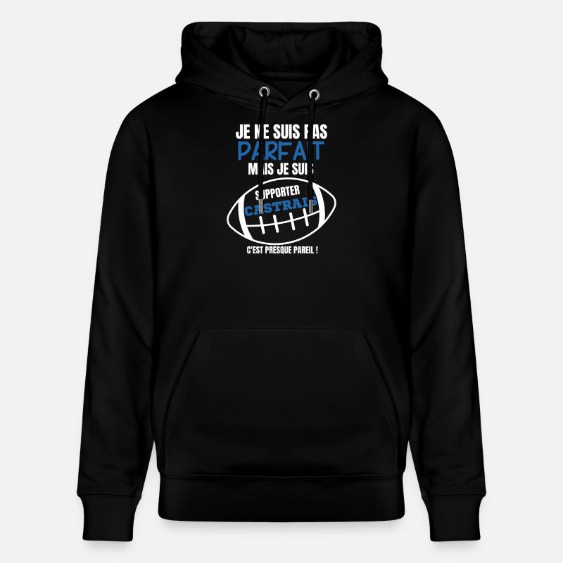 Supporter Castres Rugby Humour - Sweat à capuche bio CRUISER Stanley/Stella Unisexe - noir