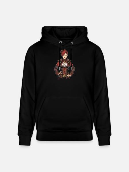 Femmes Steampunk Magnifiques Steampunk - Sweat à capuche bio CRUISER Stanley/Stella Unisexe - noir