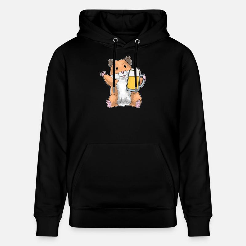 Bière de hamster - Sweat à capuche bio CRUISER Stanley/Stella Unisexe - noir