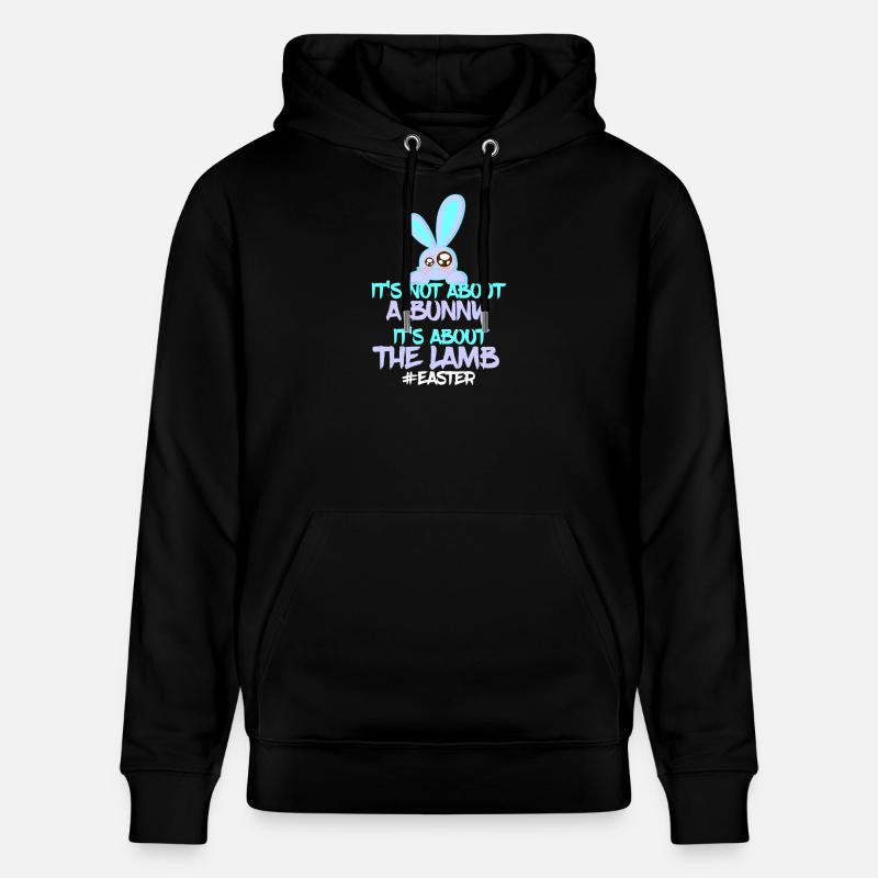 Oster Bunny vs Lamb Design - Sweat à capuche bio CRUISER Stanley/Stella Unisexe - noir