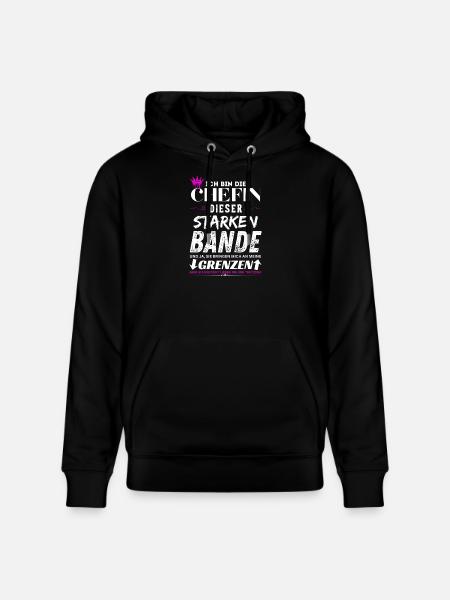 Chefin dieser Starken Bande Chefin Geschenke - Stanley/Stella CRUISER Unisex Organic Hoodie - black
