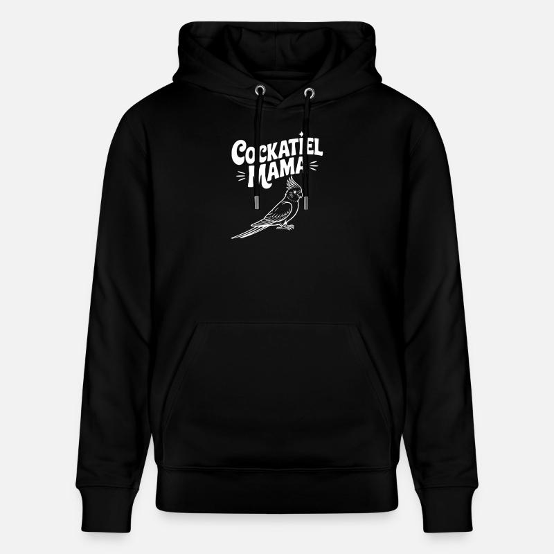 Maman calopsitte - Sweat à capuche bio CRUISER Stanley/Stella Unisexe - noir