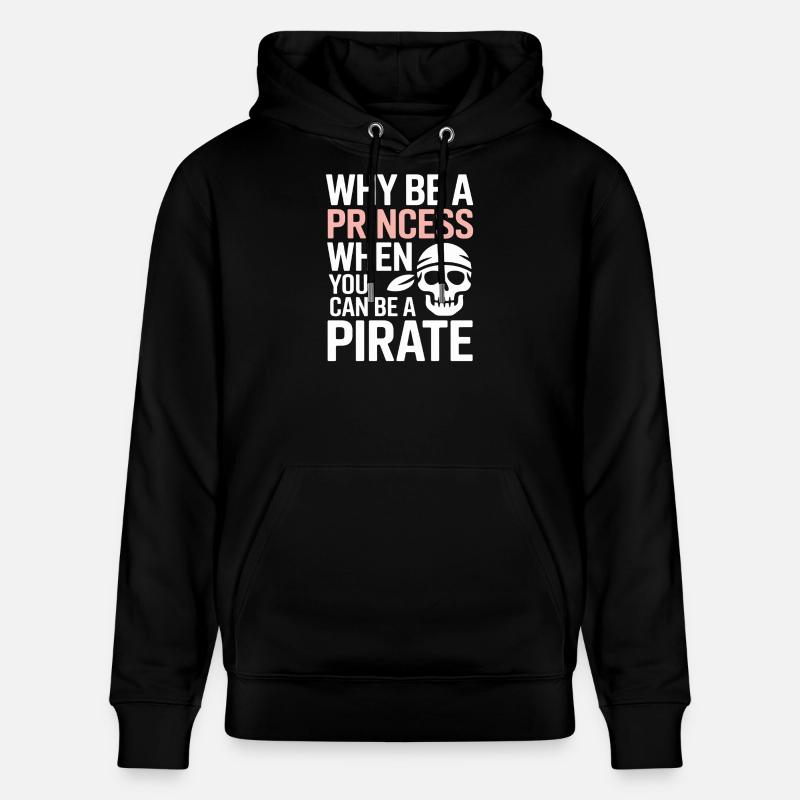 Princesse Pirate Audace - Sweat à capuche bio CRUISER Stanley/Stella Unisexe - noir