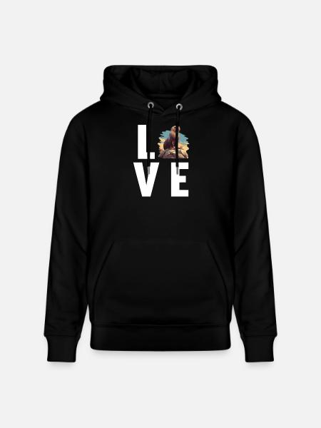 Seelöwen Seelöwe - Stanley/Stella Unisex Bio-Hoodie CRUISER - Schwarz
