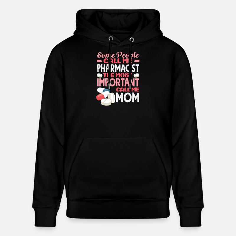 Apothekerin Mama Pharmazietechnikerin Mutter - Stanley/Stella Unisex Bio-Hoodie CRUISER  - Schwarz