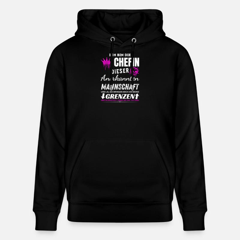 Cadeaux de chef d’équipe reconnus - Sweat à capuche bio CRUISER Stanley/Stella Unisexe - noir