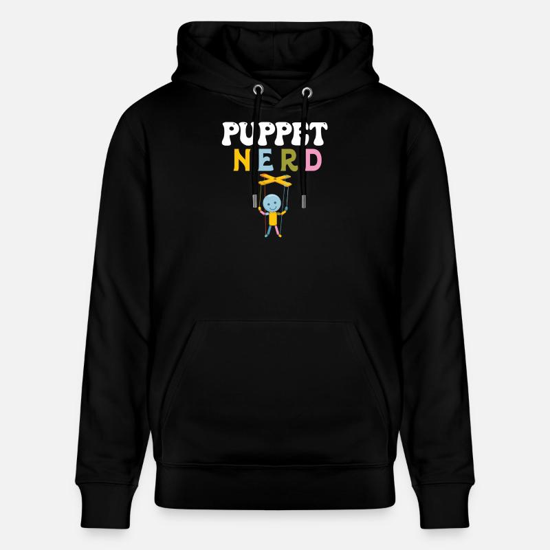 Art de marionnette gerd - Sweat à capuche bio CRUISER Stanley/Stella Unisexe - noir