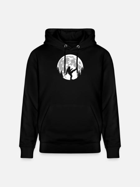 Bigfoot Kickboxing - Stanley/Stella CRUISER Unisex Organic Hoodie - black