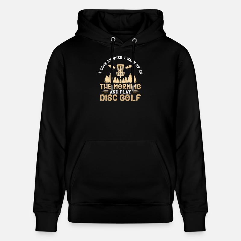 Cadeaux de disc golf Disc Golf - Sweat à capuche bio CRUISER Stanley/Stella Unisexe - noir
