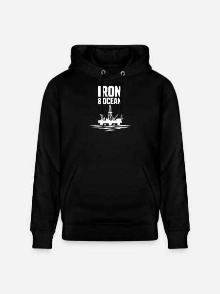 Offshore-bohrer-rig-bohrer Bohrboden Offshore - Stanley/Stella Unisex Bio-Hoodie CRUISER - Schwarz