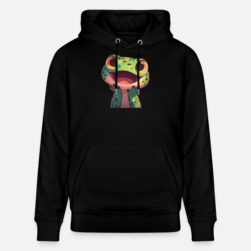 Eidechsen Eidechse - Stanley/Stella Unisex Bio-Hoodie CRUISER  - Schwarz