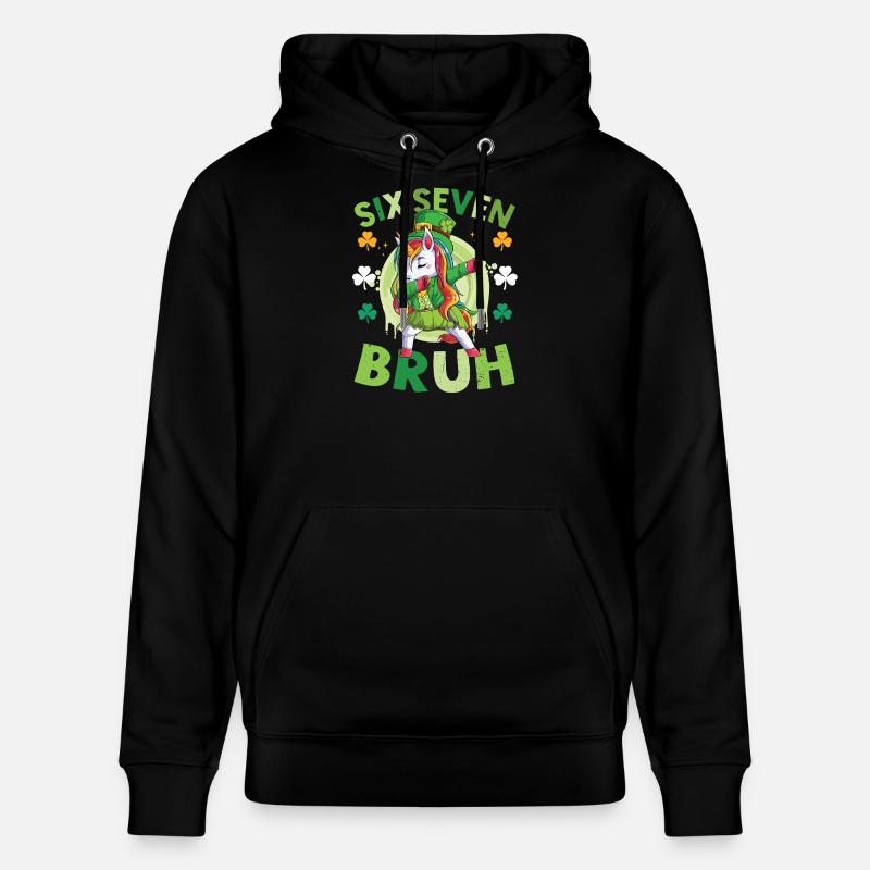 La licorne Saint-Patrick - Sweat à capuche bio CRUISER Stanley/Stella Unisexe - noir