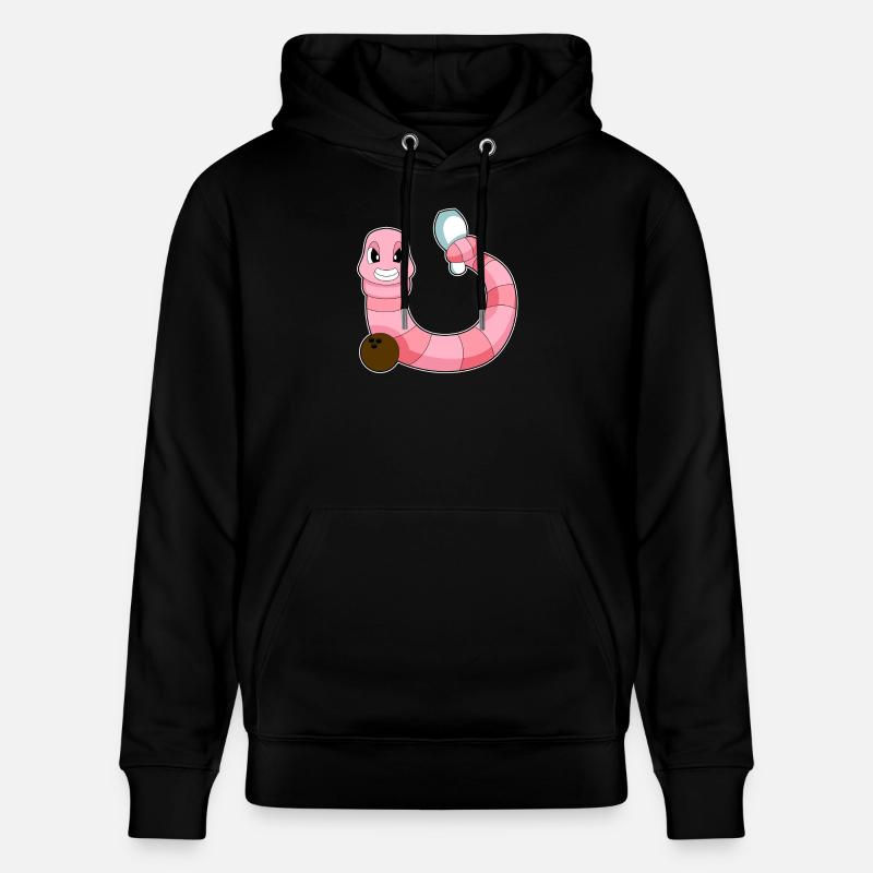 Worm Bowling Bowlingkule-käle - Ekologisk luvtröja CRUISER unisex från Stanley/Stella - svart