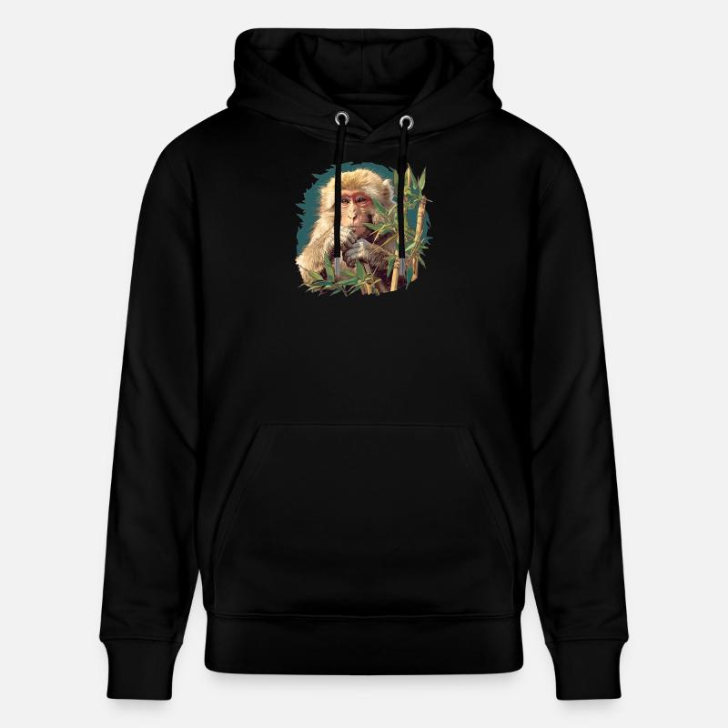 Macaque Macaque - Sweat à capuche bio CRUISER Stanley/Stella Unisexe - noir